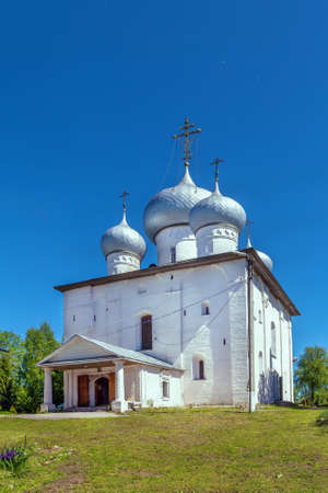 Cathedral of the Assumption of the Blessed Virgin in Belozersk, Russiaの写真素材