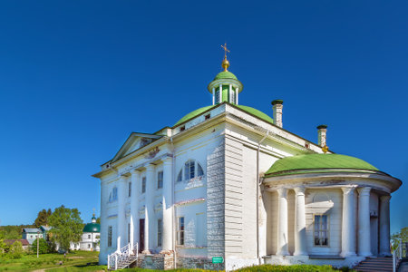 Trinity Church in the Resurrection Goritsky Monastery, Russiaの写真素材