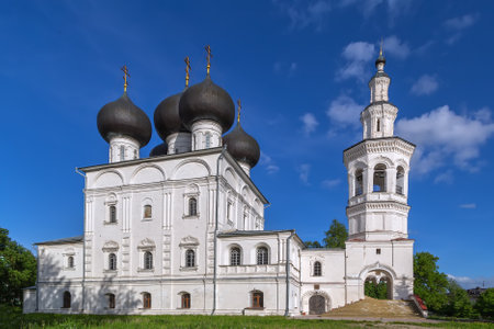 Church of St. Nicholas the Wonderworker in Vladychnaya Sloboda, Vologda, Russiaの写真素材