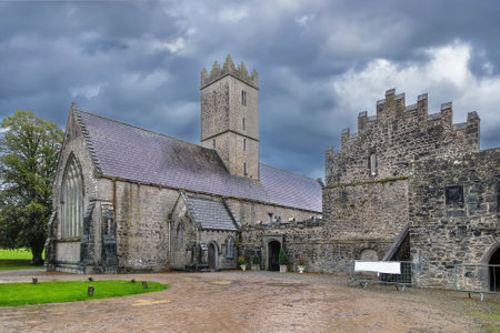 St. Nicholas Church in Adare, County Limerick, Irelandの写真素材