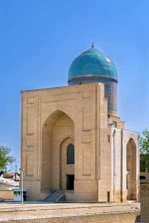 Bibi-Khanym Mausoleum in Samarkand historical center, Uzbekistanの写真素材