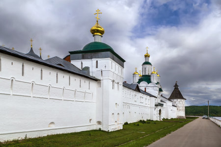 Wall of Zheltovodsky Makaryev Monastery, Russia