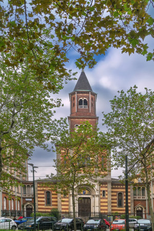 San Giovanni Evangelista (St John Evangelist) church in Turin, Italyの写真素材
