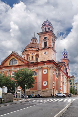 Santa Maria Assunta is a Renaissance church in Genoa, Italyの写真素材