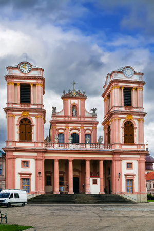 Baroque Gottweig Abbey church near Krems, Austriaの写真素材