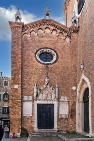 Basilica di Santa Maria Gloriosa dei Frari is a church located in the Campo dei Frari in Venice, Italy.の写真素材