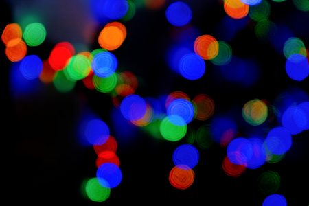bokeh texture blurred background of multicolored lights, back blurred background