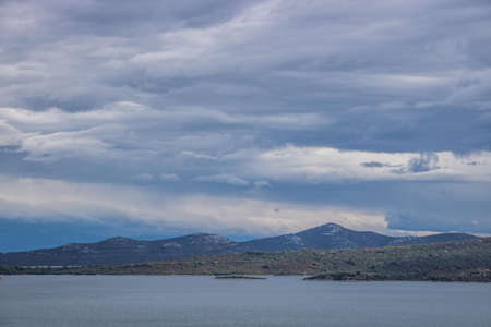 Wanderung und Aussicht auf Savar auf Dugi Otok.の写真素材