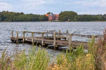 The landscape on the Baltic Sea coast in the Danish Lolland exudes an incredible peace and...