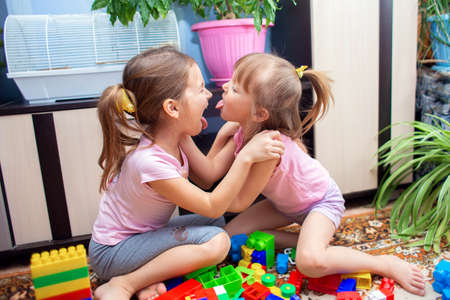 Children did not share toys, fights and conflicts between children, the relationship of sisters