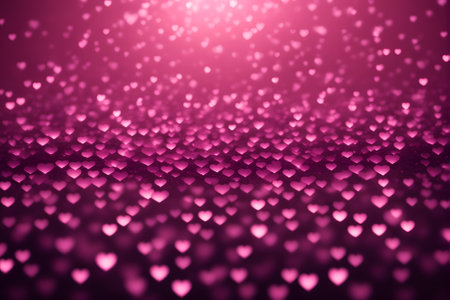 Pink heart texture for valentine's day. Pink heart background for Valentine's Dayの素材