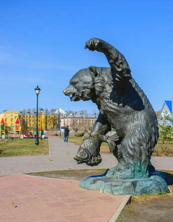 Bear-a symbol of the city of Yaroslavlの写真素材