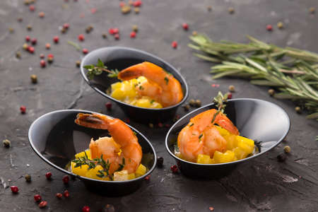 buffet menu of the catering companyの写真素材