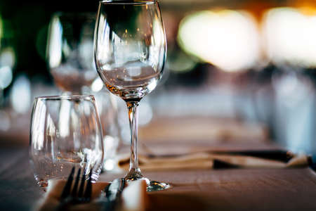 Luxury Table settingの写真素材