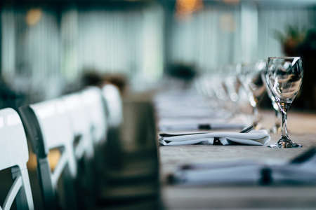 Luxury Table settingの写真素材