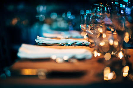 Luxury Table settingの写真素材