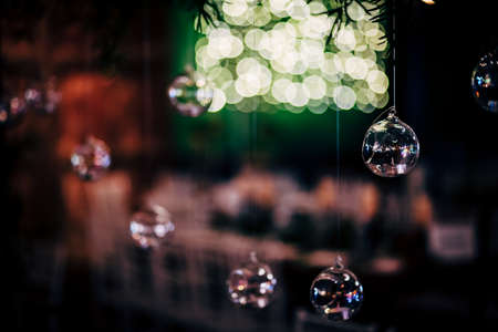 Luxury Table setting for party, Christmas, holidays and weddings.の写真素材