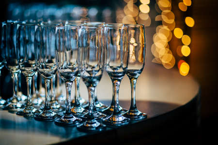 Luxury Table setting for party, Christmas, holidays and weddings.の写真素材