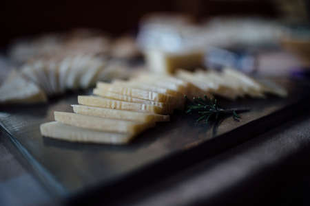 Fresh Gourmet FOOD Preparation. Luxury Kitchen dishes. Fine ingredients  and design.の写真素材