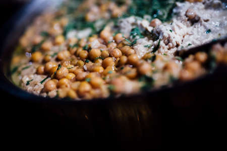 Fresh Gourmet FOOD Preparation. Luxury Kitchen dishes. Fine ingredients  and design.の写真素材