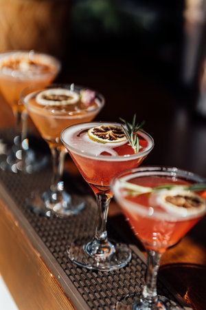 cocktail and wine at social events like party and weddings. served by bartender and waiter. evening....