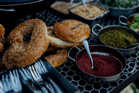 Elegant food photography from weddings and events â€“ grilled meats, fish, vegetables, and...