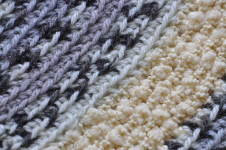 pattern of woolen yarn