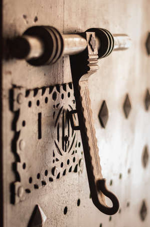 old door knockerの写真素材