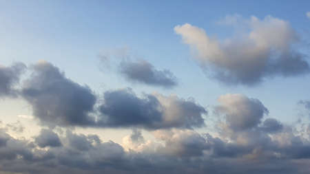 clouds in the evening sky. sunset cloud wallpaper