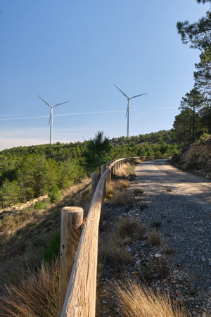 Wind turbine group in Spain