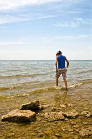 boy and the sea