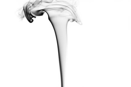 Smoke on the homogeneous background.の写真素材
