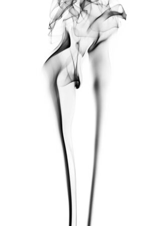 Smoke on the homogeneous background.の写真素材