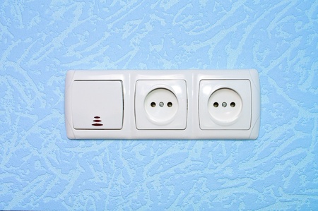 Electrical outlet in the wall