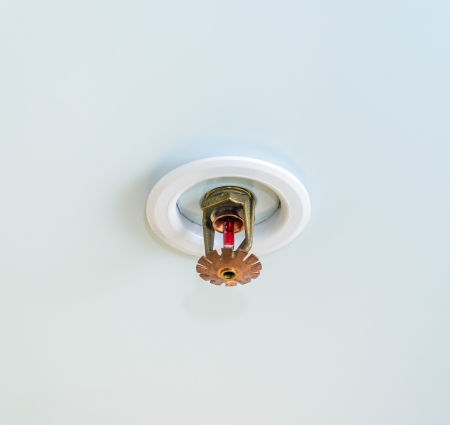 The fire spray. Photo Close-upの写真素材