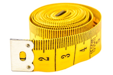 Flexible meter roll. Photo Close-up