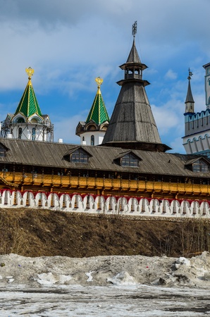 The ancient architecture of the city of Moscow. Izmailovo Palace.のeditorial素材