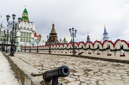 The ancient architecture of the city of Moscow. Izmailovo Palace.のeditorial素材
