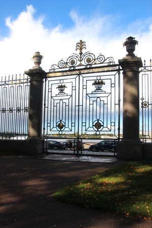 Major gate to Summer garden. Saints-Petersburg