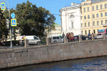 View in city. Saints-Petersburgのeditorial素材
