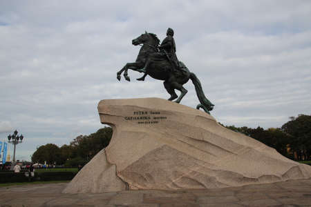 Horseman . Great Peter Saints-Petersburgのeditorial素材
