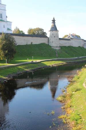 Pskov Kremlin (Khron) Russiaのeditorial素材