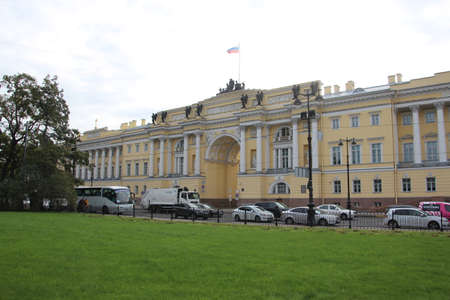 Senate square Saints Petersburg Russiaのeditorial素材