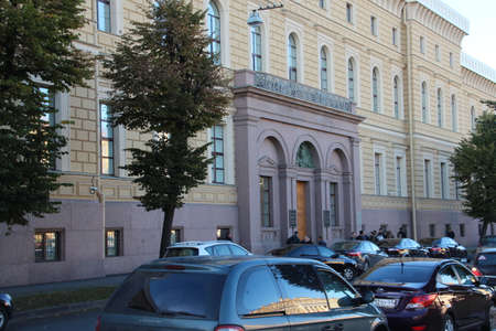Building in city Saints-Petersburg Russiaのeditorial素材