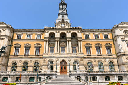 Bilbao city townhall, Spainの写真素材