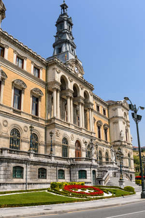 Bilbao city townhall, Spainの写真素材