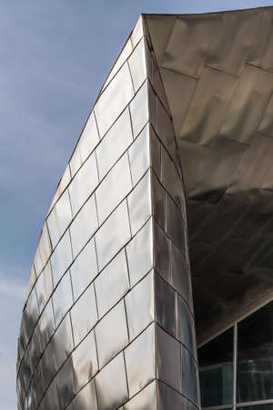 BILBAO, SPAIN - OCTOBER 1  Exterior of The Guggenheim Museum on October 1, 2013 in Bilbao, Spain  The Guggenheim is a museum of modern and contemporary art designed by Canadian-American architect Frank Gehryのeditorial素材