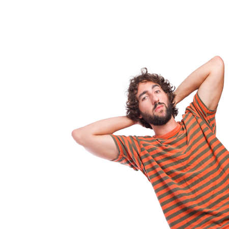 Man relaxingの写真素材