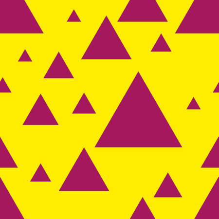 pattern made with different sizes triangles