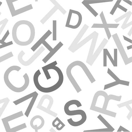 Vector pattern made with the alphabetのイラスト素材